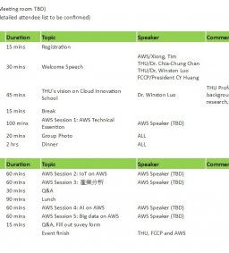 AWS  Faculty Day 東海雲創研討會