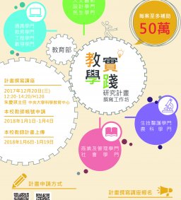 教育部教學實踐研究計畫計畫撰寫講座