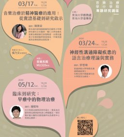 108學年第二學期東海大學音樂治療學分學程專題研究講座