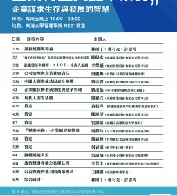 企業轉型與變革研討