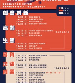 創新創業微學分系列課程