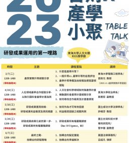 【研發成果運用的第一哩路】Table talk｜2023智財x產學小聚 (可認列學術倫理時數、終身學習護照、教師專業成長活動)