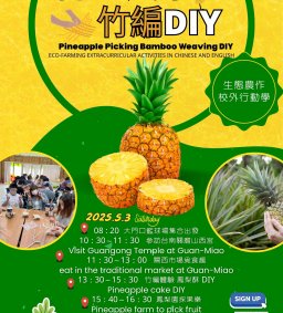 【果園採鳳梨+鳳梨酥竹編DIY-台南關廟農產行動學】L2
