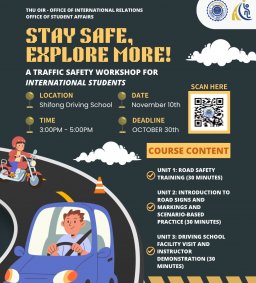 International Students Traffic Safety Workshop